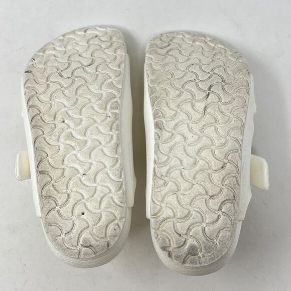 Birkenstock Arizona Essentials Girls White Slides Size 30 Toddler 12 - Picture 8 of 8